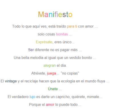 manifiesto