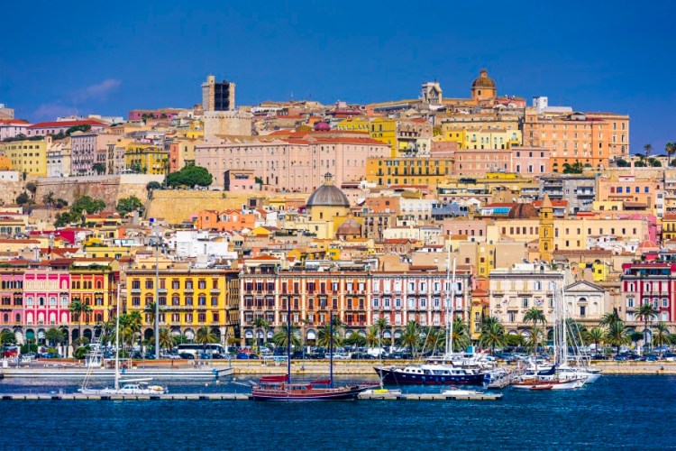 Cagliari, Italy Cityscape